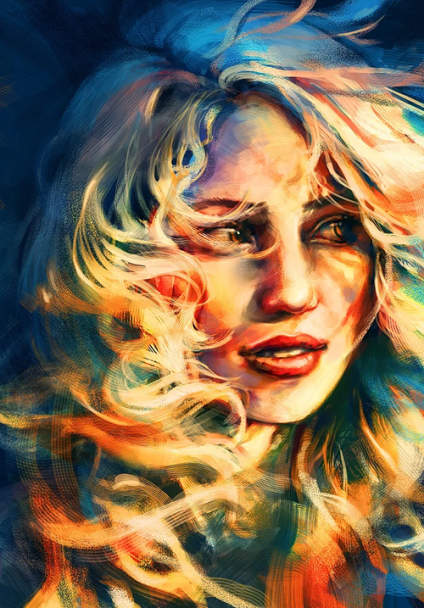 【南街8号·爱分享】精美肖像插画设计作品(2)